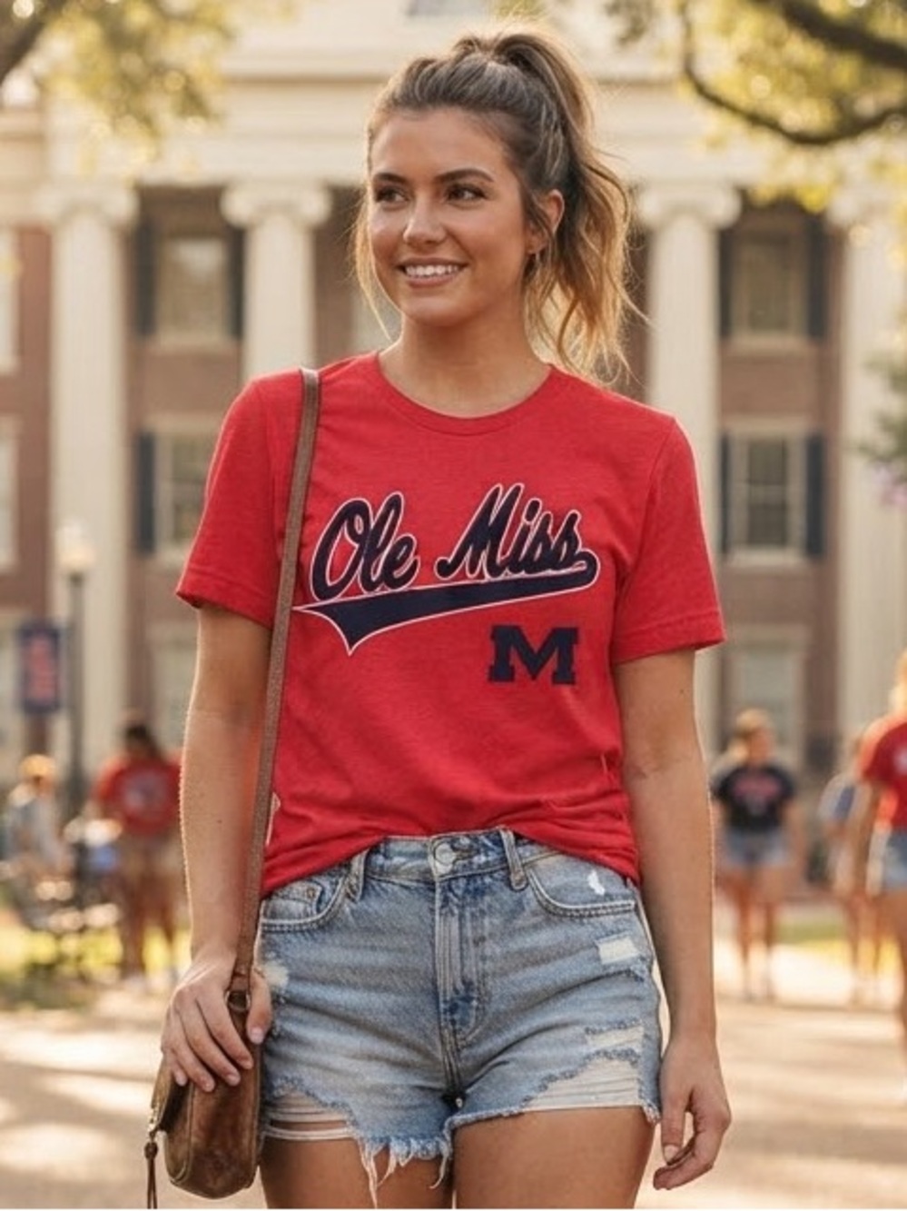 Ole Miss Graphic Tee – Women’s Casual Crew